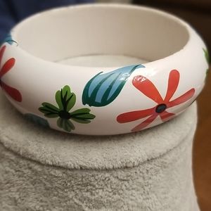 Painted bangle bracelet